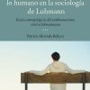 La precomprensión de lo humano en la sociología de Luhmann